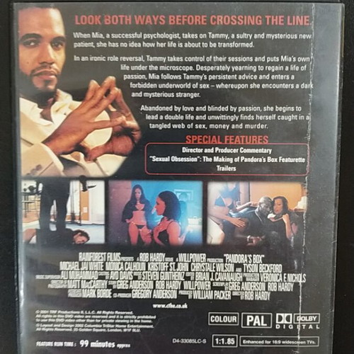 Pandora's Box DVD used with subtitles 2001
