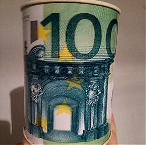 Μεταλικος κουμπαράς 100 ευρώ