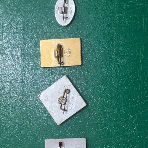 Set of 4 rare Lenin collectible pins USSR