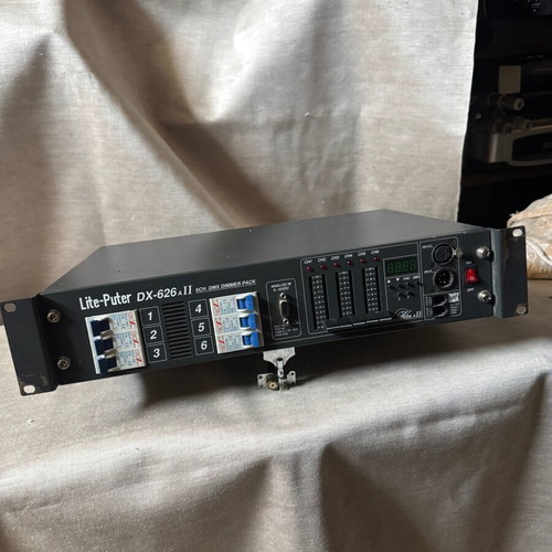 Lite-Puter DX-626A II professional DMX dimmer pack 6 channels like new