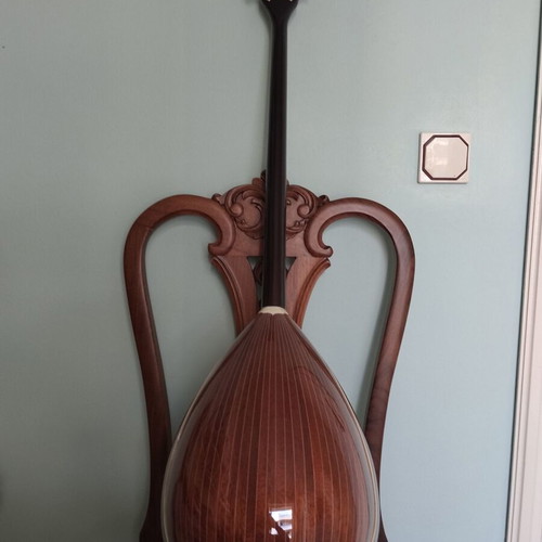 Trichordo Bouzouki, classical guitar, Boss DR 880 drum machine, Hohner instrument stand, tuner, metronome