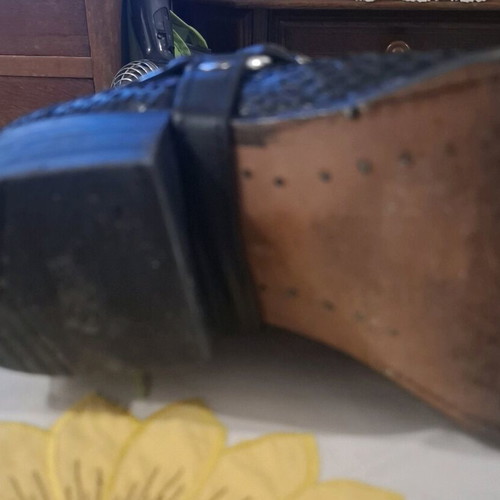 Vintage Python Sancho Cowboy Boots like new, size 44, black