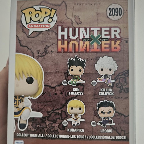 Kurapika Funko Pop #2090 like new with box