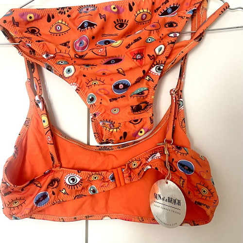 Sun of a Beach Pop Eyes bikini set, multicolor, fit S/M