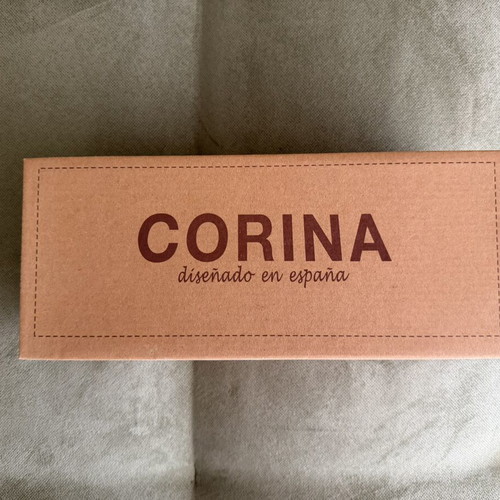 Corina leather low sandals like new, black size 39