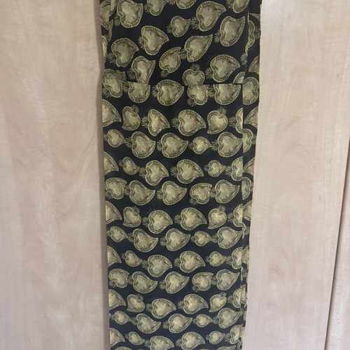 Vassia Kostara set one size shirt and skirt new, black and gold