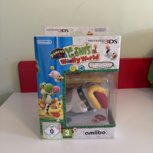 Poochy & Yoshi’s Woolly World Collector’s Edition 3DS game with amiibo, new