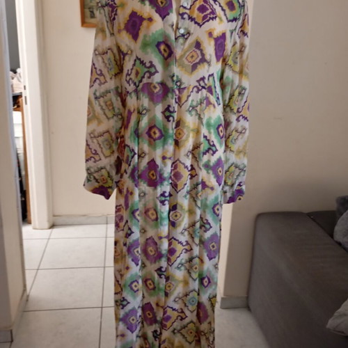 Ada Kamara caftan used, size M, multicolor viscose