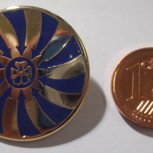 Greek Scouts Pin like new with fleur-de-lis emblem