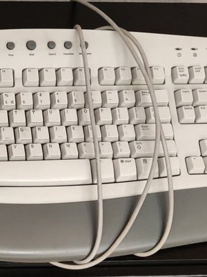 Microsoft Internet Keyboard μεταχειρισμένο, ρετρό ενσύρματο μοντέλο PS/2 RT9443
