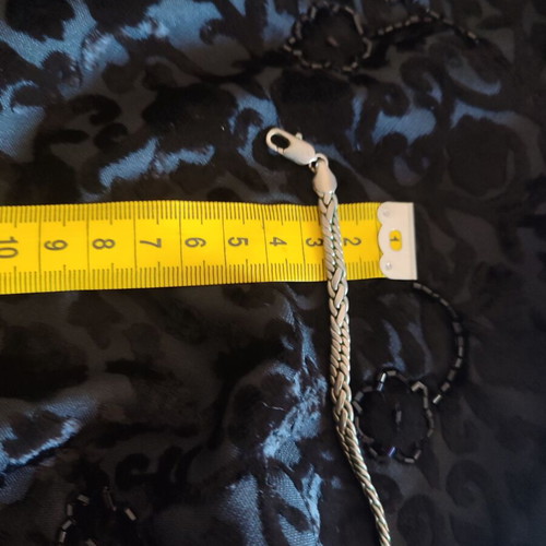 Unisex 18K Plated Necklace Chain 45cm, Silver