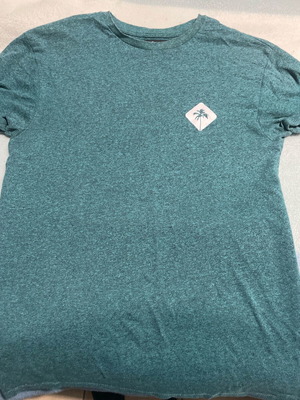 Bershka Men's Short Sleeve Green T-Shirt Like New