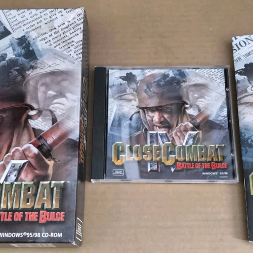 Close Combat IV Battle Of The Bulge PC CD-ROM like new, Big Box
