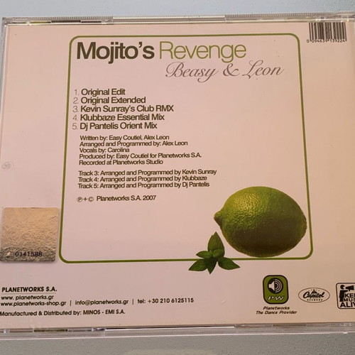 Beasy & Leon Mojito's Revenge CD single used, electronic