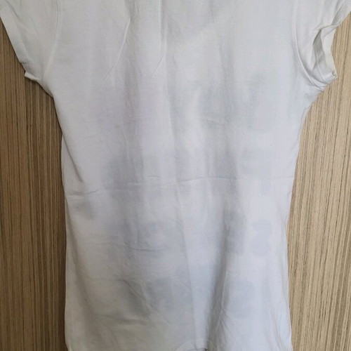 Oysho women's t-shirt used, white, slim fit