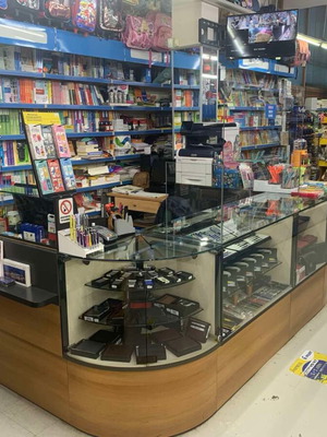 Professional Store Shelves like new, metal and wood by Spider and Voyatzoglou
