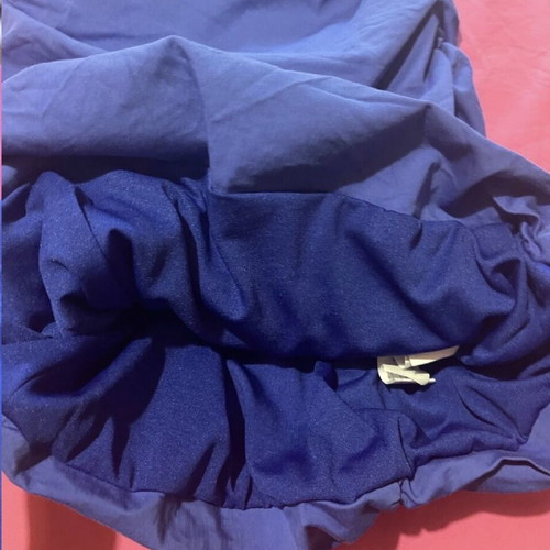 Zara mini dress with ruching like new, size S, blue