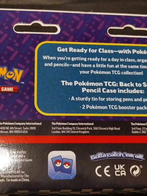 Pokemon Back to School Charizard Tin new, sealed and original