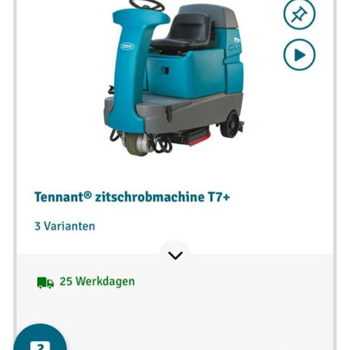 Professional floor cleaning machines like new, 2 models