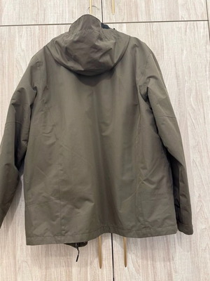 McKinley waterproof jacket XL with fleece, olive green