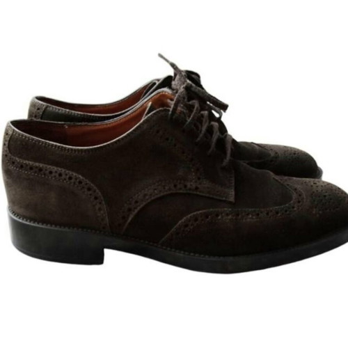 Tod's suede lace up shoes brown, like new