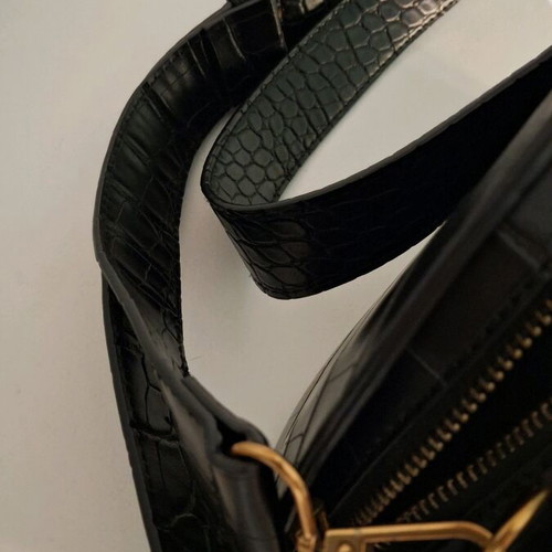 Black bag with detachable strap