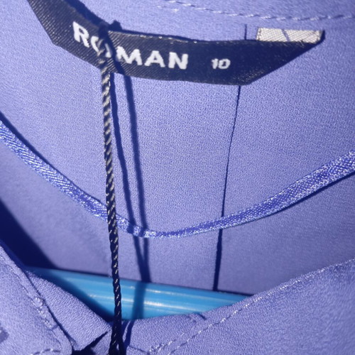 Long shirt new, blue and purple, size M
