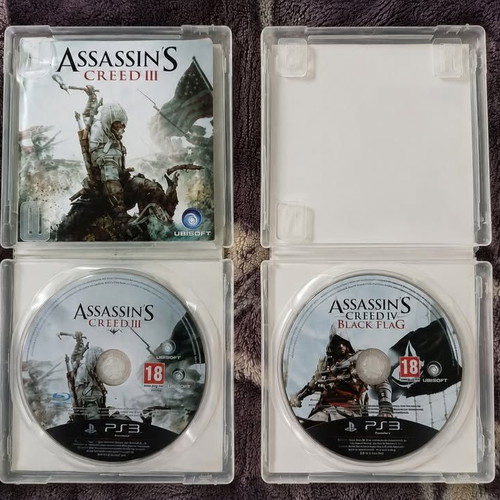 Assassin's Creed PS3 Bundle like new with Assassin's Creed III and Black Flag
