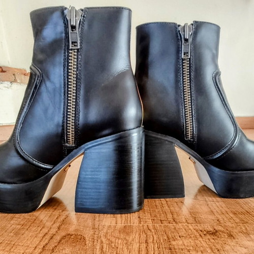 Naked Wolfe ankle boots with eccentric flame pattern, new