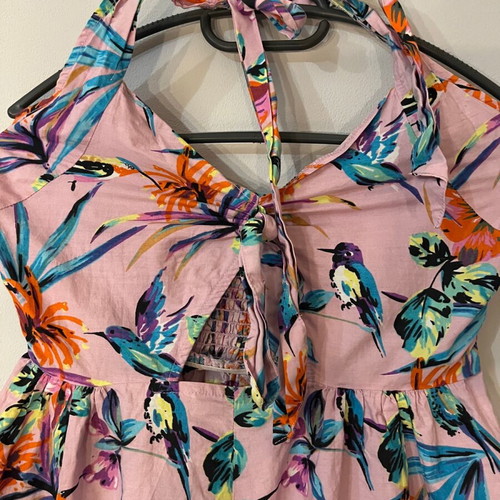 Atmosphere pink floral dress, sizes S/M