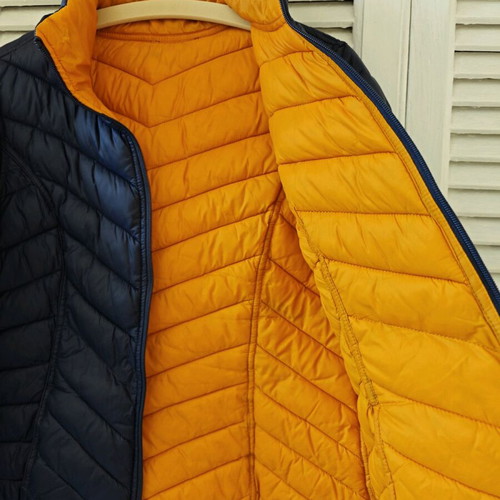 Nautica women's jacket like new, reversible blue and orange