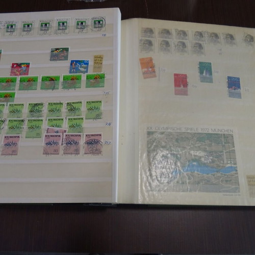 KABE Germany stamp collection in large foldable album, 32 pages