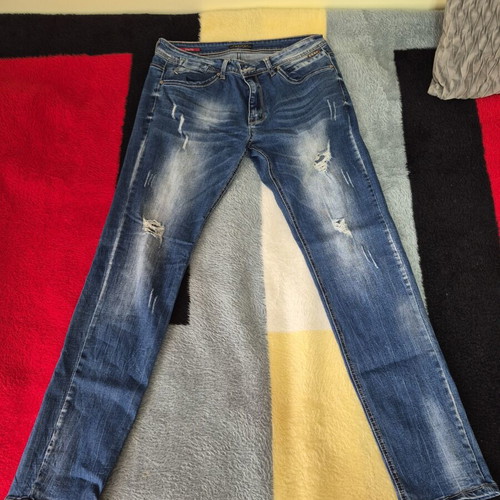 Yes!Boy Blue Distressed Slim Fit Jeans like new, size M