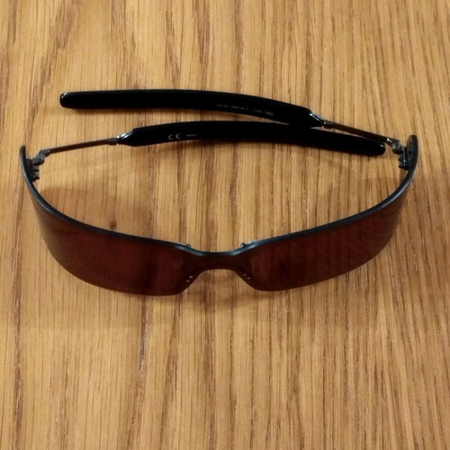 Mini Couper sunglasses used, brown unisex with arm wear