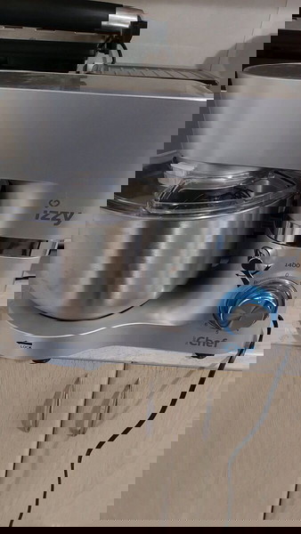 Κουζινομηχανή IZZY S1503 SUPER CHEF 1400 W 6 L Ασημί