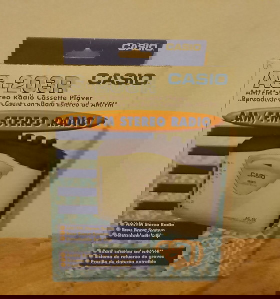 Casio AS-203R radio/cassette player walkman
