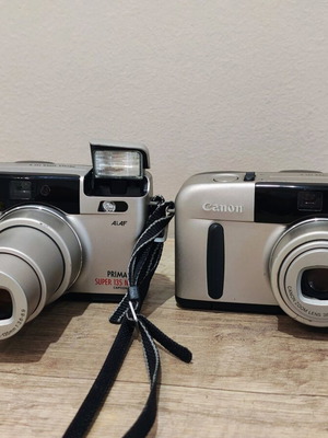 Canon Prima Super 135N compact φωτογραφικές μηχανές φιλμ, σετ 2