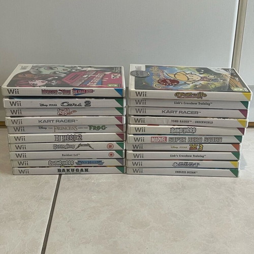 Wii games like new, pack of 20