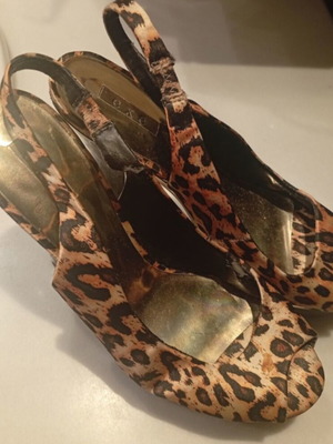 Exe platform sandals size 40, black