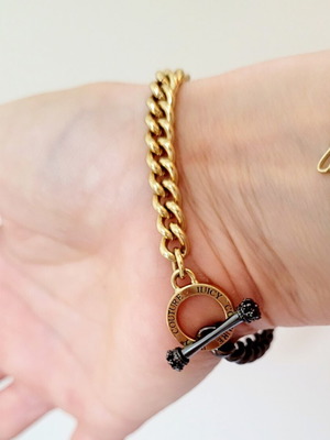Juicy Couture chain bracelet like new, multicolor