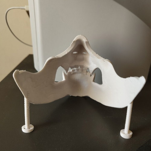 Ghost of Yotei Oni controller stand for PS5 DualSense and Xbox