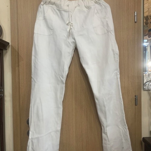 Men's White Tracksuit Cotton like new, XL