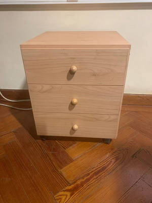 Neoset drawers set of 3 like new with wheels