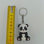 3D Printed Panda keychain new, multicolored