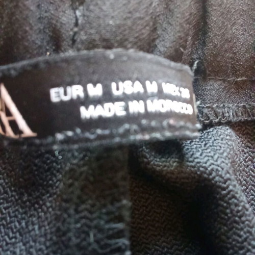 Zara women's pants used, size M, black