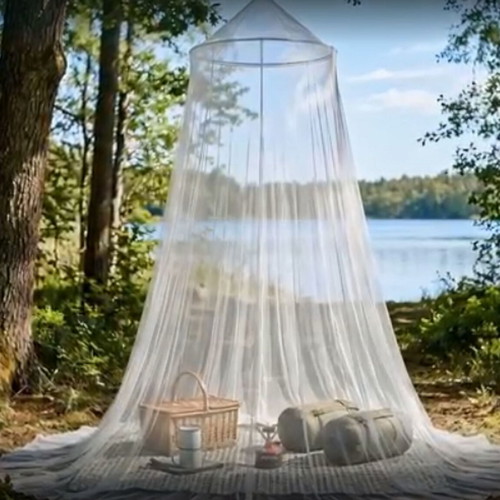 Sekey Mosquito Net for Double Bed New, White Mesh