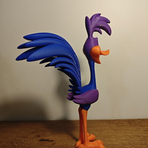 Road Runner Looney Tunes 3D Print Figure like new