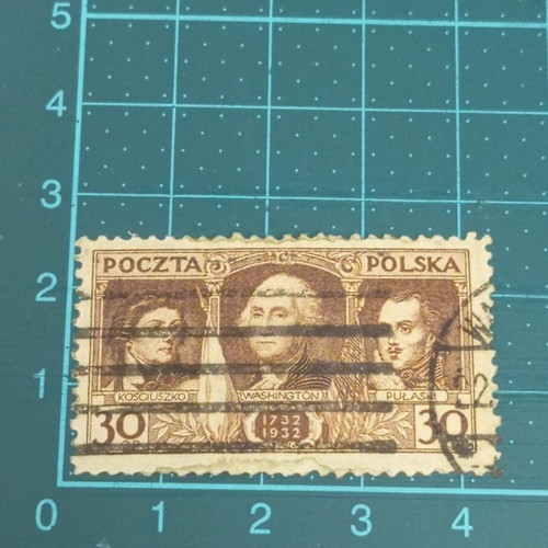 Γραμματόσημο Πολωνίας 1932 Σαν καινούργιο, 200 χρόνια από τη γέννηση του George Washington