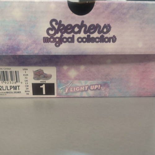 Skechers Unicorn Dreams Magical Dreamer boots, size 32