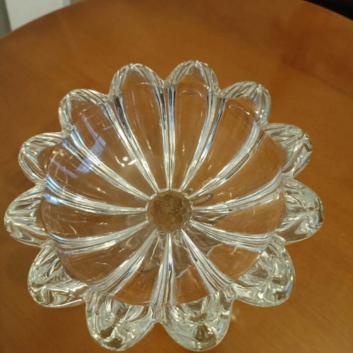 Glass fondue bowl like new